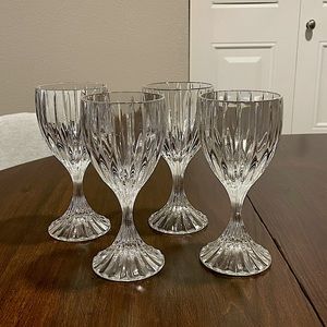 Vintage Crystal Wine Glasses